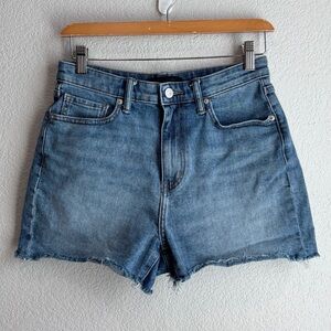 Uniqlo High Waist Cut Off Jean Shorts